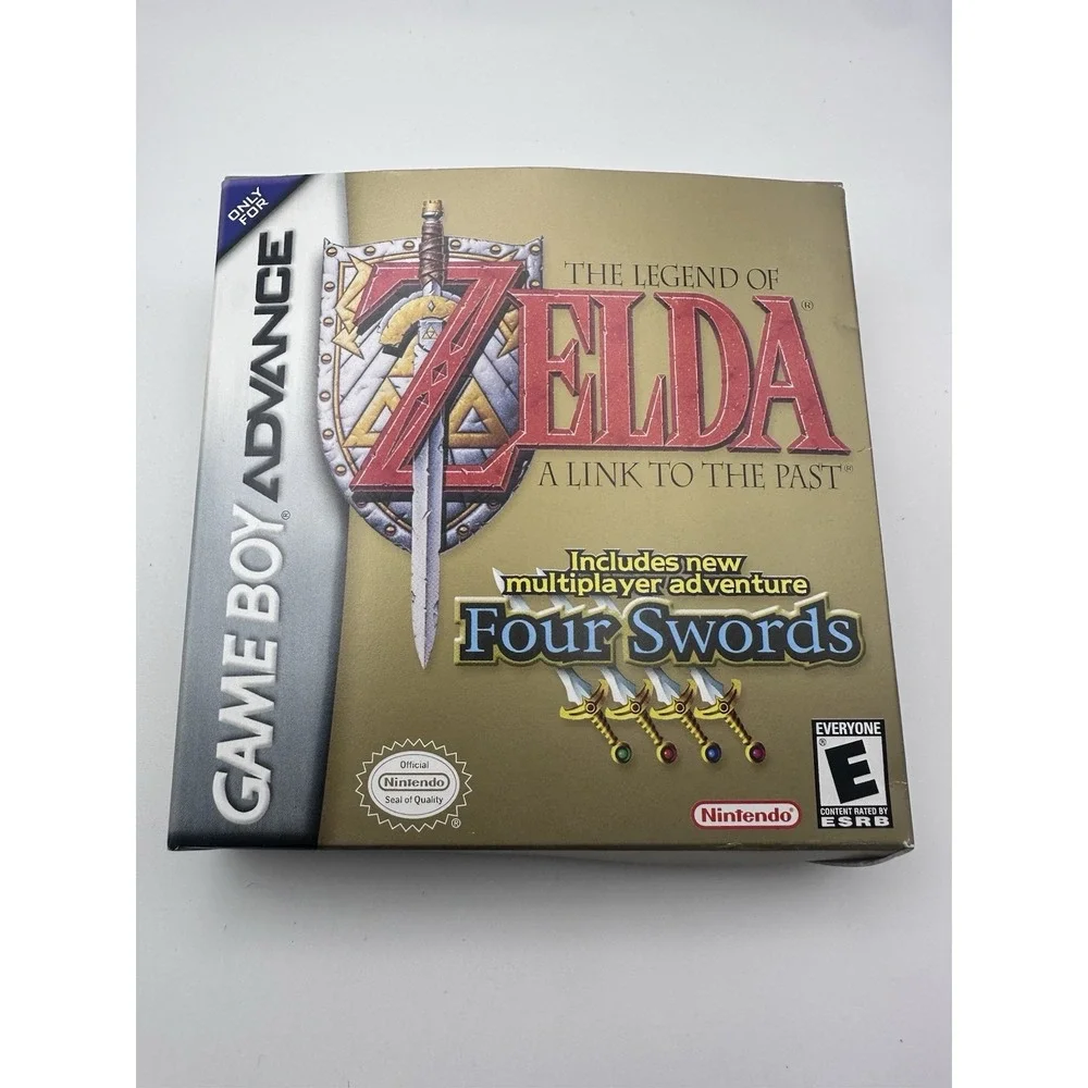 Zelda A Link to the Past Four Swords Game Boy Advance GBA Box Inserts NO Manual